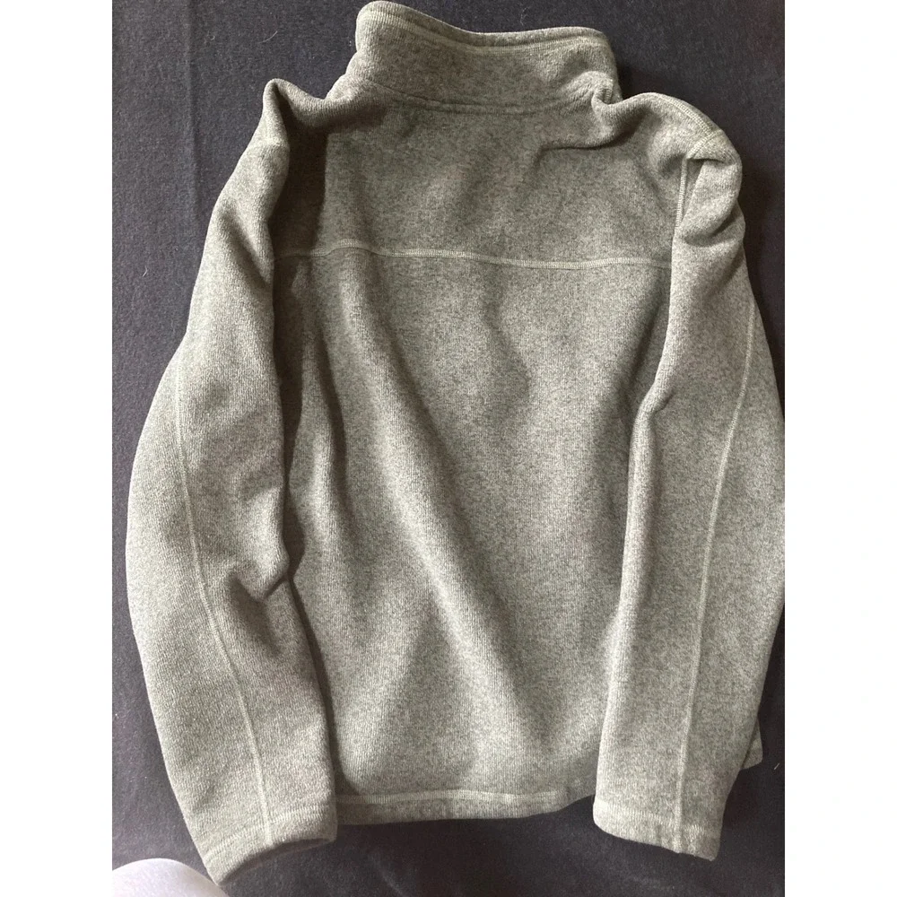 The North Face Mens Gordon Lyons Quarter Zip Fleece Pullover Olive Green Large
